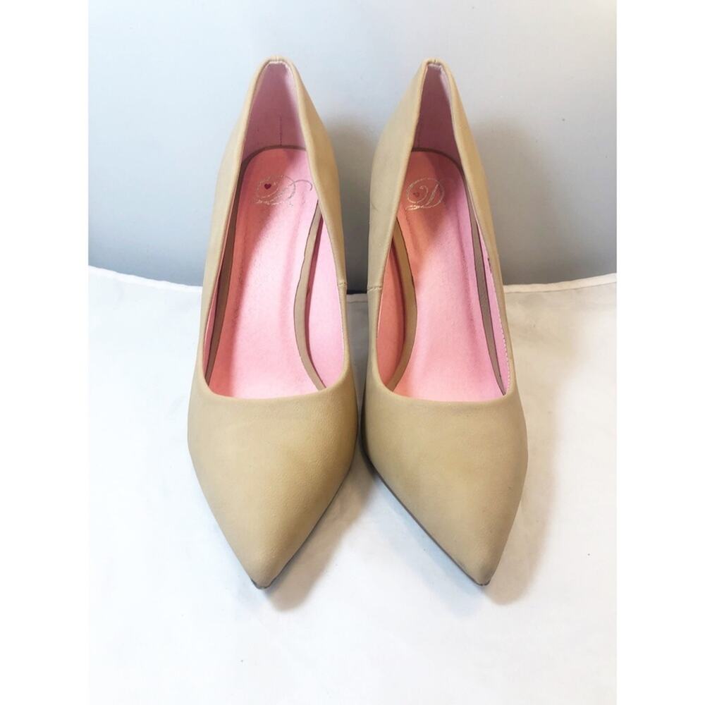 Nude Pointy Toe Heels